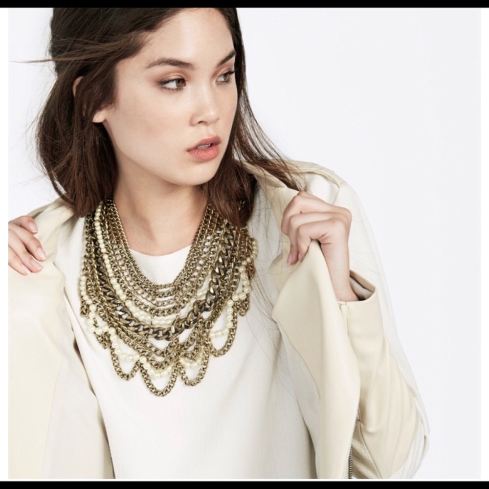 BaubleBar multilayer necklace